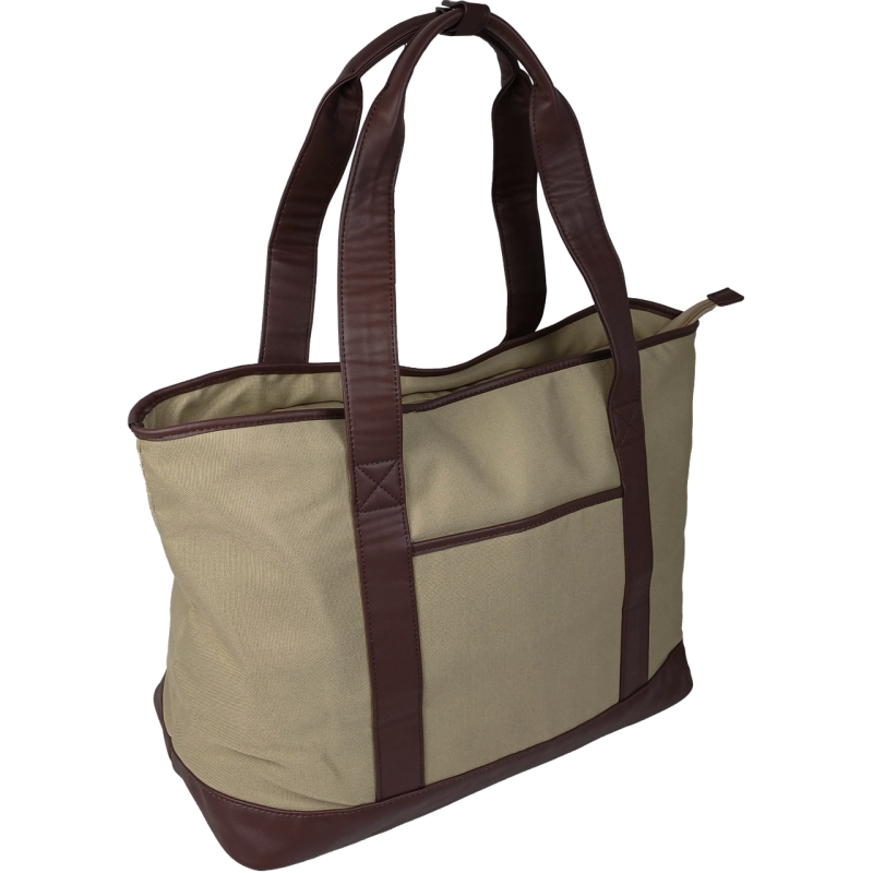 Дорожная сумка, саквояж 40L Live in style Weekender бежевая 47х38х24 см