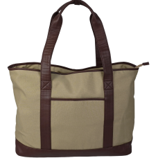 Бавовняна дорожня сумка 40L Live in style Weekender бежева 47х38х24 см