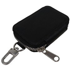 Ключница, чехол для ключей из натуральной кожи Luxury Key Case черная