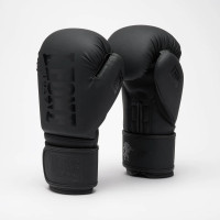 Боксерские перчатки Leone GN058 TONE X Black, 14 унций, Натуральная кожа, Черный
