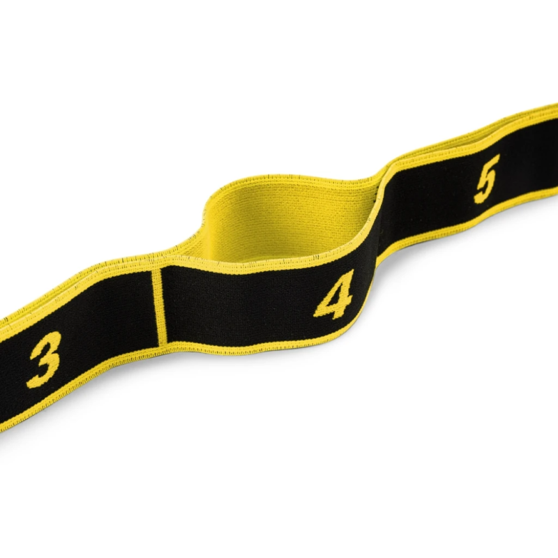 Еспандер з петлями для розтяжки PowerPlay PP_4311 Fitness Band Жовта (88*4см.)
