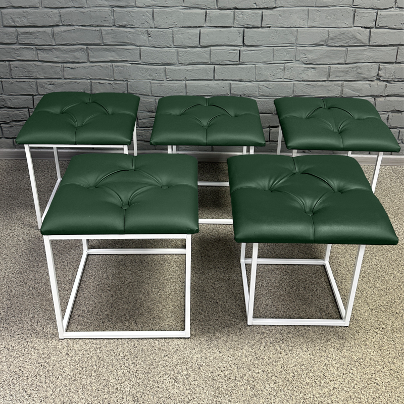 Пуф-трансформер 5в1 Mzavod Остин-1 экокожа зеленый 8-0-9003