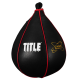Пневмогруша боксерська TITLE Boxing Gyro Balanced Leather Speed Bag Black / M