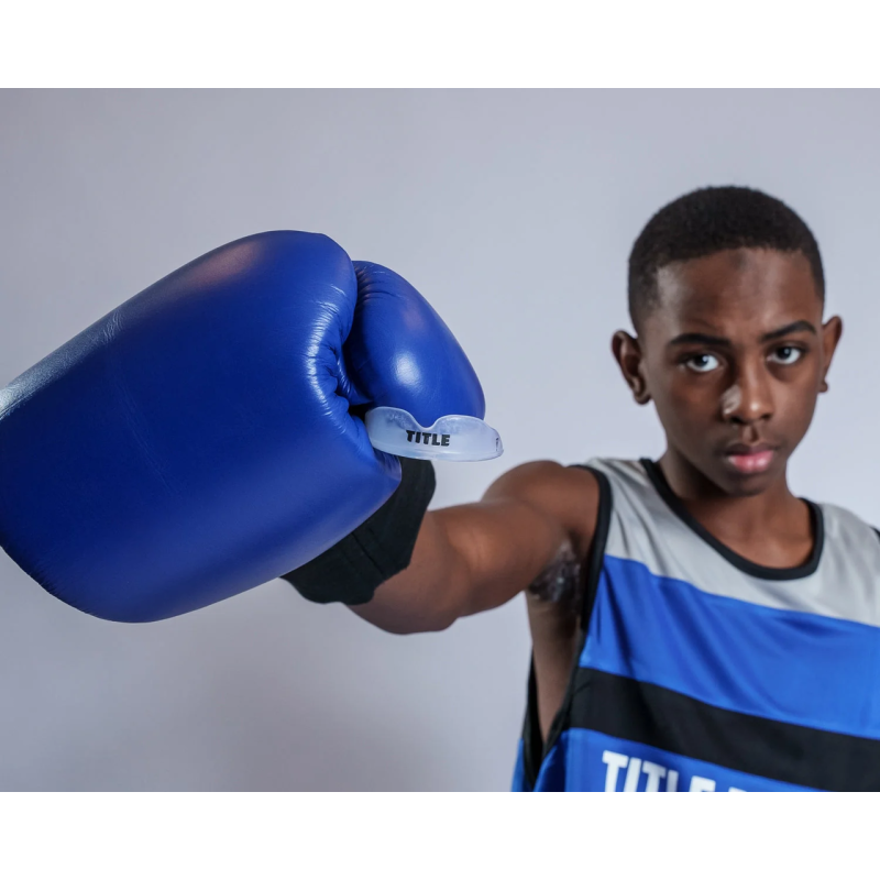 Капа TITLE Boxing Super Shield X2 дитяча (вік до 10) Clear