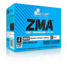 Витамины и минералы, ZMA, OLIMP, 120 капсул
