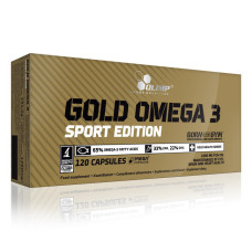 Омега-3, Gold Omega Sport Edition, OLIMP, 120 капсул