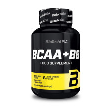 BCAA, BCAA + B6, BioTech, 100 таблеток