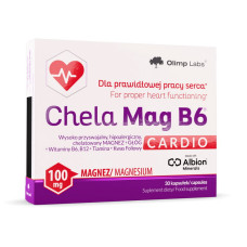 Витамины и минералы, Chela-Mag B6 Cardio, OLIMP, 30 таблеток