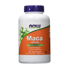 Добавка для здоровья, Maca 500 mg, NOW, 250 капсул
