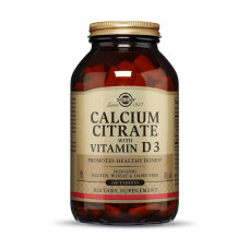 Кальцій, Calcium Citrate with vit D3, Solgar, 240 таблеток