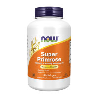 Добавка для здоровья, Super Primrose 1300 mg of Evening Primrose Oil, NOW, 120 капсул