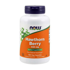 Добавка для здоровья, Hawthorn Berry 540 mg, NOW, 100 капсул