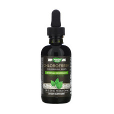 Добавка для здоров'я, Chlorofresh Chlorophyll Drops, Nature's Way, 59 мл (М'ята)
