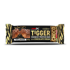 Протеиновый батончик, Tigger Crunchy Protein Bar, AMIX, 60 г (Тройной брауни)