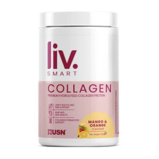 Коллаген, LivSmart Collagen, USN, 330 г (Манго-апельсин)