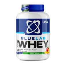 Сывороточный протеин, Blue Lab 100% Whey, USN, 2 кг (Тропический смузи)