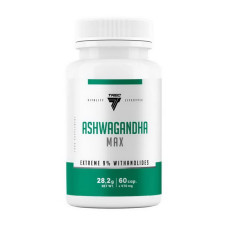 Ашваганда, Ashwagandha Max, TREC nutrition, 60 капсул