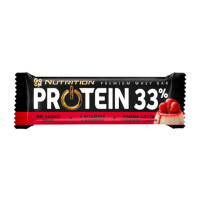 Протеїновий батончик, Protein 33% Bar, GoOn Nutrition, 50 г (Панна-кота)