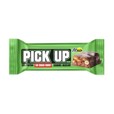 Протеиновый батончик, Pick Up Bar No Sugar Added, FitWin, 45 г (Карамель с лесным орехом)