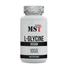 Амінокислоти, L-Glycine 1000 mg, MST, 60 капсул