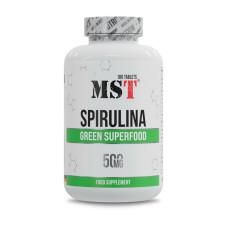 Добавка для здоровья, Spirulina 500 mg, MST, 180 таблеток