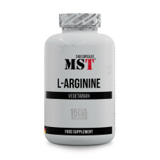 Аргинин, L-Arginine Vegetarian 1500, MST, 240 капсул