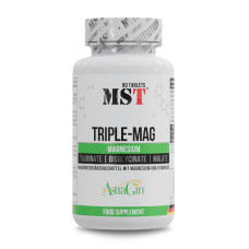 Витамины и минералы, Triple-Mag, MST, 60 таблеток