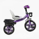 Велосипед 3-х колесный BS-27102 Best Trike (1) колеса EVA переднее 12”, заднее 10”, стальная рама, фара с музыкой и светом, корзина, в коробке