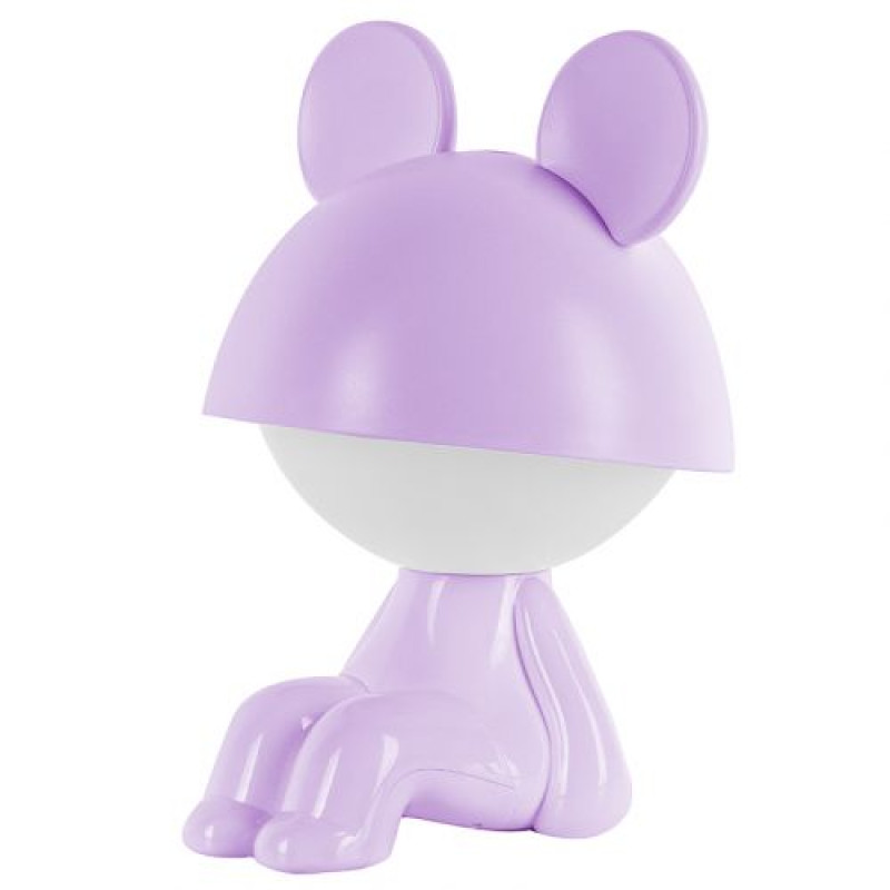 Светильник-ночник LED с аккумулятором Cute Mouse, фиолетовый