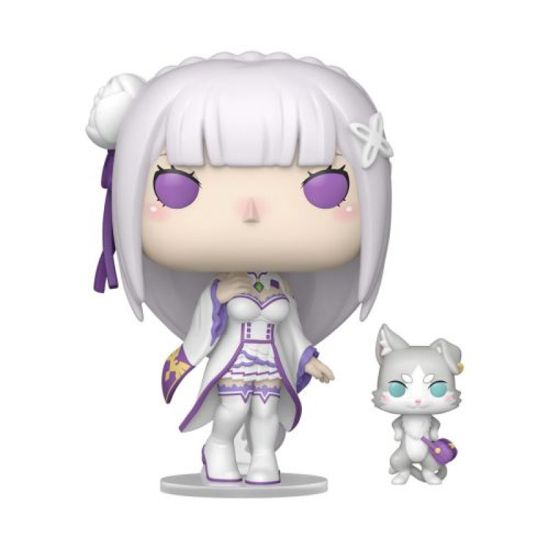 Набір ігрових фігурок Funko POP! серії Re:ZERO - Емілія з Паком