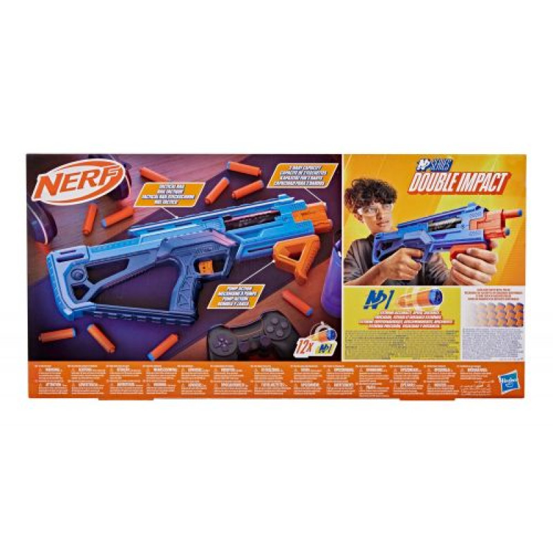 NERF Бластер игрушечный Двойной удар, серия Nerf N Series