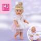 Одежда для куклы Baby Born – Платье с лебедем (43 см)