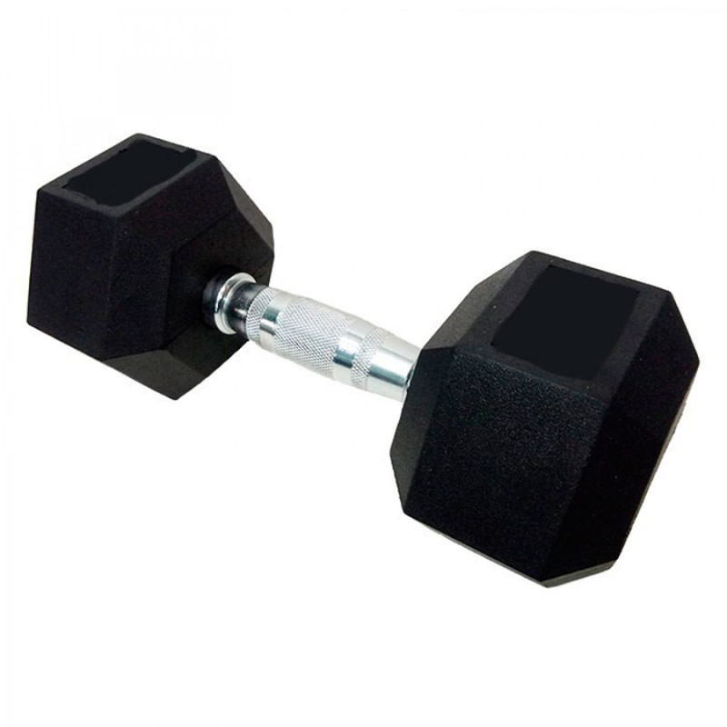 Гантель шестигранна прогумована HouseFit DD 6442 1кг (К00014940)