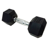 Гантель шестигранна обгумована HouseFit DD 6442 8 кг (К00012797)
