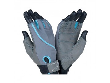 Фитнес перчатки MadMax KLAUDIA MFG 910 L Серо-голубой (00000046300)