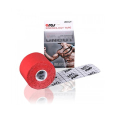 Кінезіо тейп Ares Uncut 5см х 5м Красный