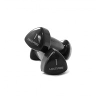 Гантелі вінілові LivePro Studio Dumbbell, 2х1 кг, сталь/вініл, чорні