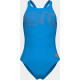 Купальник закритий для дівчат Arena GRAPHIC SWIMSUIT V BACK блакитний Діт 140 см