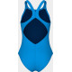Купальник закритий для дівчат Arena GRAPHIC SWIMSUIT V BACK блакитний Діт 140 см