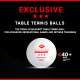 М'ячі Donic EXCLUSIVE Advantgarde 3* 40+ 3шт