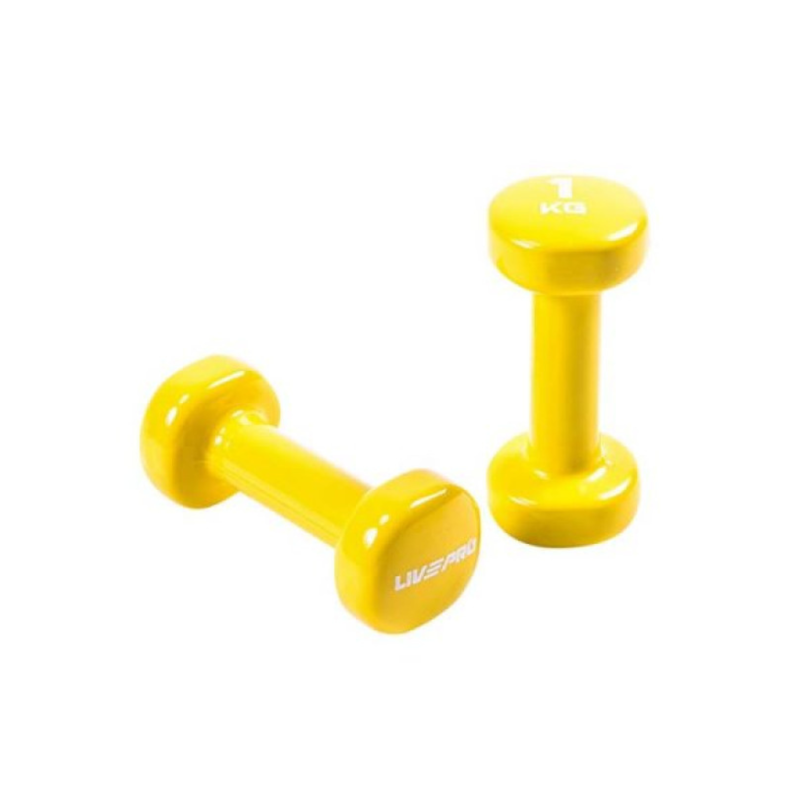 Гантель вінілова 1шт LivePro STUDIO DUMBBELL