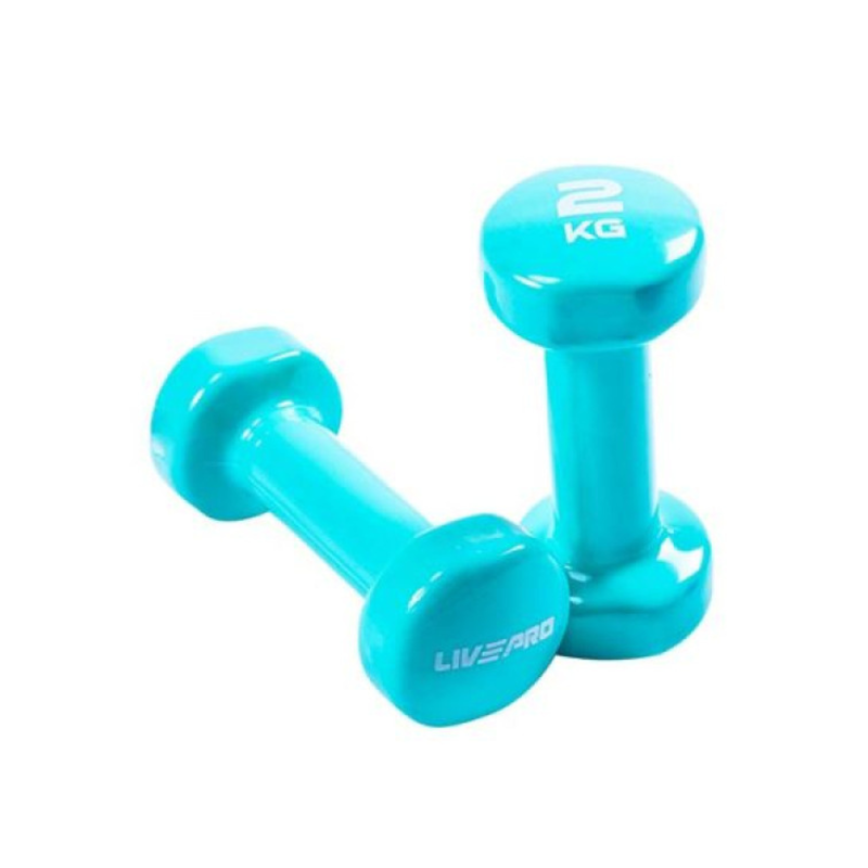 Гантель вінілова 1шт LivePro STUDIO DUMBBELL