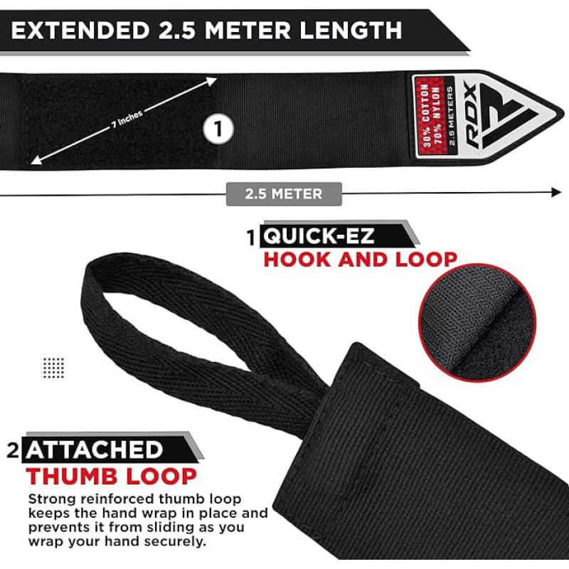 Бинти RDX Hand Wraps 2.5 Meter