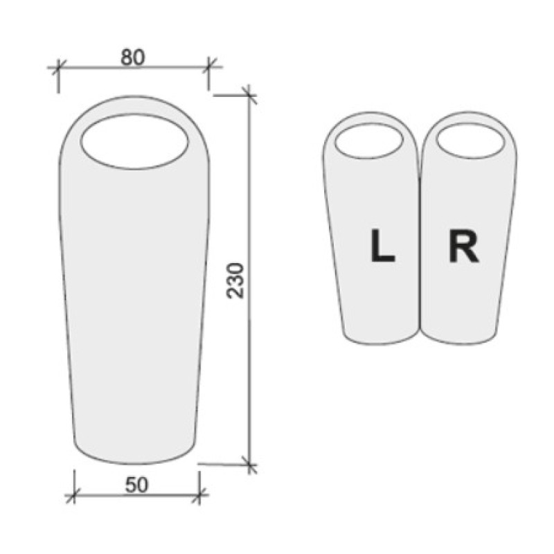 Спальний мішок Terra Incognita Siesta Long 200 Right
