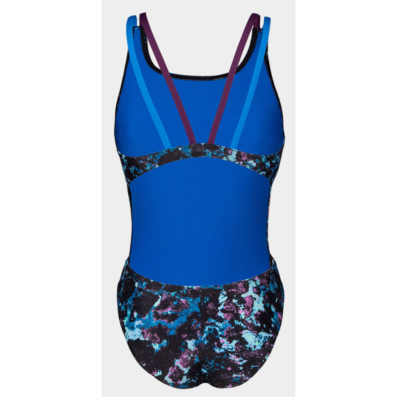 Купальник закритий для жінок Arena ROCKIN SWIMSUIT SWIM TECH MULT