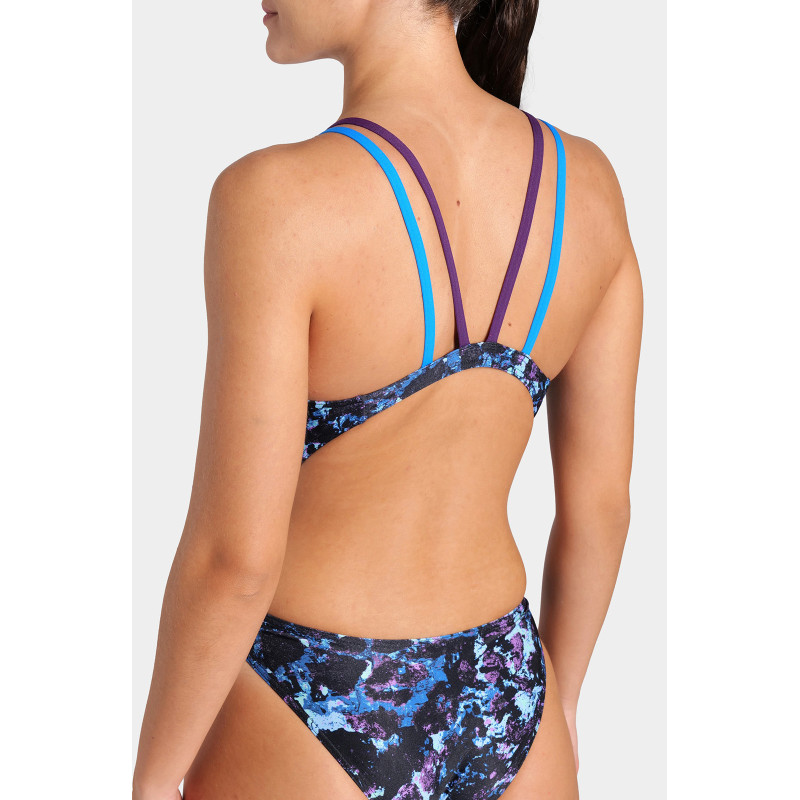 Купальник закритий для жінок Arena ROCKIN SWIMSUIT SWIM TECH MULT