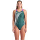 Купальник закритий для жінок Arena BRIGHT GLARE SWIMSUIT V BACK