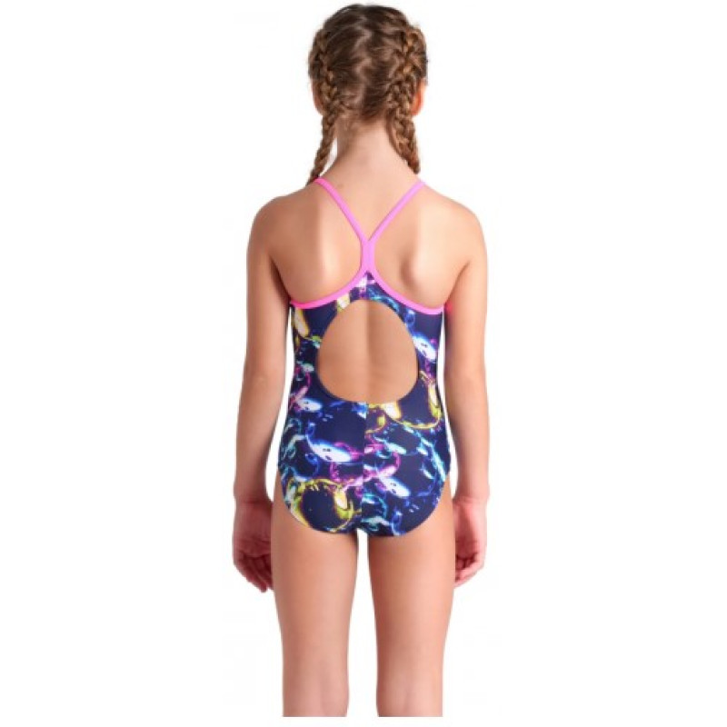 Купальник закритий для дівчат Arena SOAP BUBBLES SWIMSUIT LIGHT DR