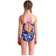 Купальник закритий для дівчат Arena SOAP BUBBLES SWIMSUIT LIGHT DR