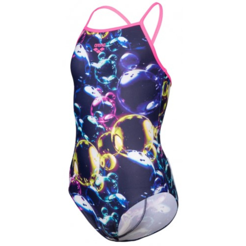 Купальник закритий для дівчат Arena SOAP BUBBLES SWIMSUIT LIGHT DR